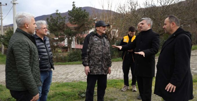 Kaledibi Köyü’nde Planlanan Yatırımlar Yerinde İncelendi