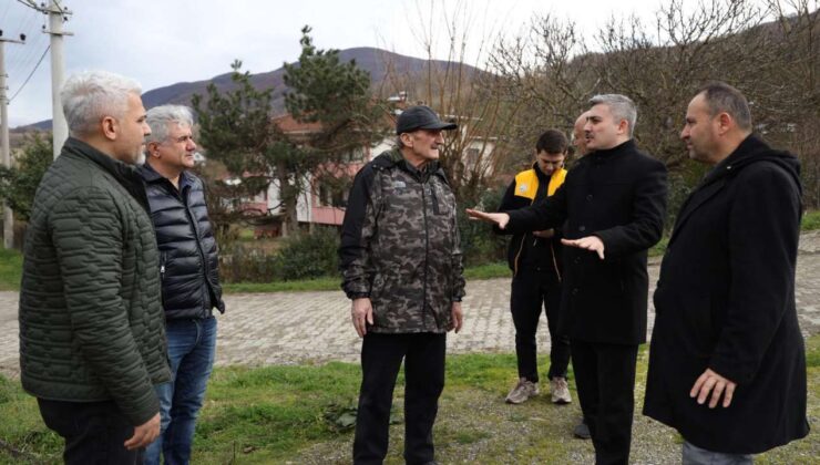 Kaledibi Köyü’nde Planlanan Yatırımlar Yerinde İncelendi