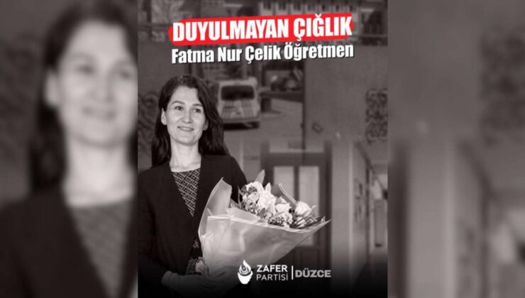 Zafer Partisi Düzce İl Başkanı Hülya Eroğlu’ndan Basın Açıklaması