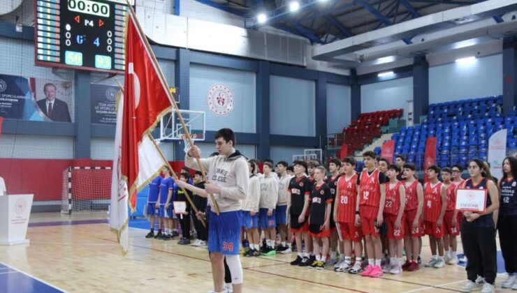 Düzce’de Yıldızlar Basketbol Yarı Finalleri Seremoniyle Başladı
