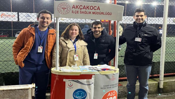 Akçakoca’da Ramazan Turnuvasında Sağlık Standı Kuruldu