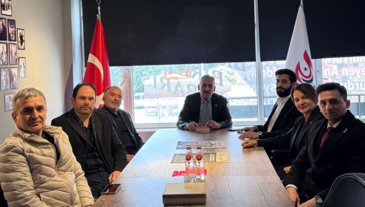 BTP Heyeti Zafer Partisi Düzce İl Başkanlığı’nı Ziyaret Etti