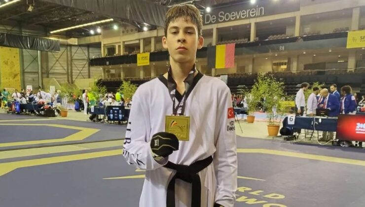 Düzceli Milli Sporcu Utku Kap, Belçika Açık Taekwondo Şampiyonu