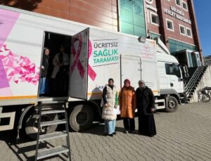 Gölyaka’da Kanserle Erken Mücadele: Mobil Tarama Tırı Vatandaşlarla Buluştu