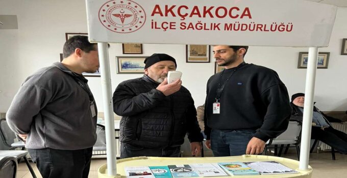 Akçakoca’da Ramazan’da Sağlık Farkındalığı Standı Kuruldu