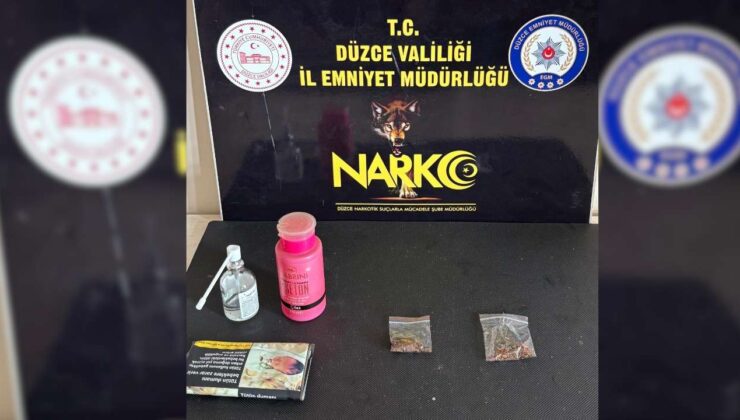 Düzce’de Uyuşturucuya Darbe: 1 Kişi Tutuklandı